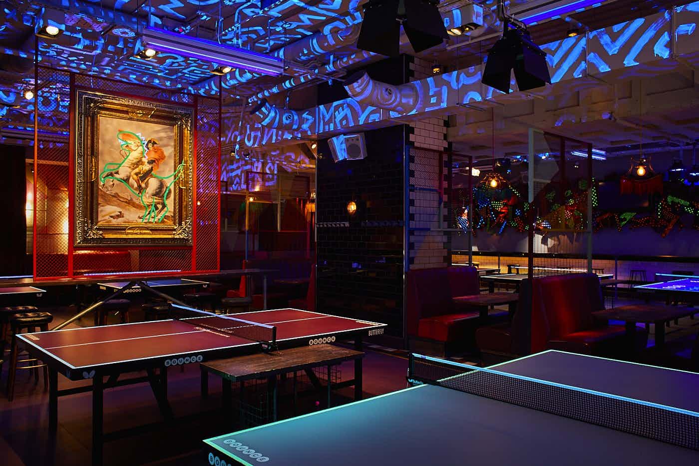 Full Venue Hire, Bounce, Farringdon - The Home of Ping Pong